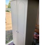 2 Door Wardrobe 79 cm wide 184 cm tall