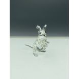 Swarovski Crystal Kangaroo with joey (181756), boxed