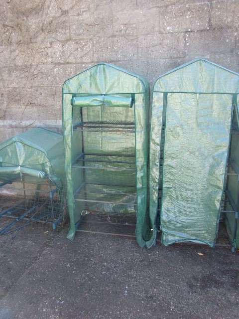 4 Patio Greenhouse Plant Stands ( 1 needs attention ) - Image 3 of 4
