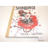 1ST EDITION JAPANESE GRAPHIC NOVEL SHINJUKU BY MINK ILLUSTRATED BY AMANO