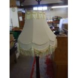 Wooden Standard Lamp with shade