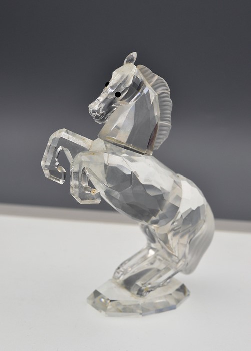 Swarovski Crystal White Stallion Horse (7612), boxed with certificate - missing an ear - Image 2 of 3