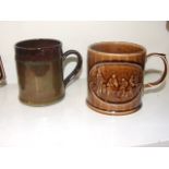 4 Holkham Pottery Tankards