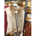 Body Warmer size 14/16 & Suede Coat M/L