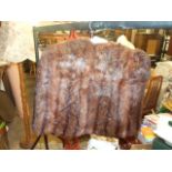 Short Fur Evening Cape