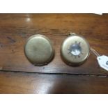 2 Yellow Metal Pocket Watches one ANKRA the other Swiss Made Star Dennison Case