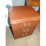 Alstons 3 Draw Bedside Chest