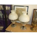 Pair of Aladdin no 23 Oil Lamps