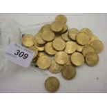 COLLECTION OF 3d COINS THRIFT TYPE