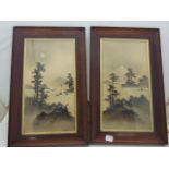 PAIR OF JAPANESE FRAMED PRINTS