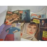 6 VINTAGE PICTURE POST MAGAZINES 1956 AND 1957