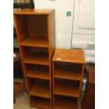 2 Modern Bookcases 54 x 13 inches & 36 x 13 inches