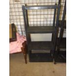 Plastic Shelving Unit 2 ft wide 1 ft deep 50 inches tall