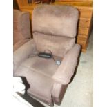 Electric recliner armchair