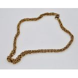 9ct double belcher necklace 26.2 grams