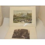 ARTHUR RACKMAN PRINT OF THE SLEEP OF RIP VAN WINKEL AND A PRINT OF VILLAGE LIFE