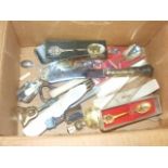 Box of Mainly Collectors Spoons