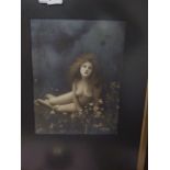 2 Sepia Photos of Nudes both 8 1/2 x 6 1/2 inches