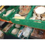 8 BOXES OF ASSORTED CHINA, KITCHEN WARE ETC (HOUSE CLEARANCE) Plastic Crates not included