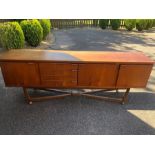 Mid Century Retro Stonehill Sideboard 7 ft long 31 inches tall 17 inches deep