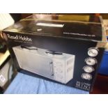 Russel Hobbs Mini Oven with rings ( new sealed in wrapping from house clearance )