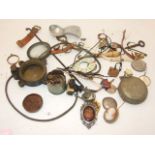 VINTAGE COLLECTABLES TO INCLUDE CAMEO, WATCH PARTS ETC