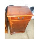 Small Cabinet with top drawer & Cupboard below with key 29 x 16 inches