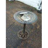 Cast Iron Base with Alloy top Bird Bath