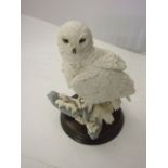 Country Artists Snowy Owl 10 inches tall