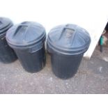 2 Plastic Dustbins