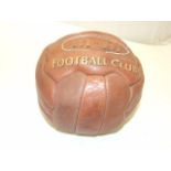 VINTAGE MANCHESTER UNITED LEATHER FOOTBALL