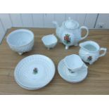 RAMSGATE CRESTED WARE TEA FOR TWO