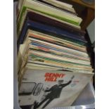 Crate of LPs from house clearance