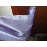 PART ROLL PURPLE SATINY LINING FABRIC