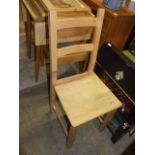 2 Pine Chairs & Stool