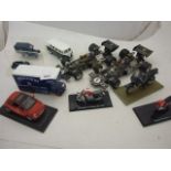 TRAY OF ASSORTED MODEL VEHICLES TO INCLUDE CORGI