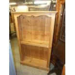 Modern Pine Bookcase with 3 Shelves ( 2 are adjustable ) 5 ft tall 36 1/2 inches wide