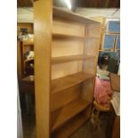 Large Bookcase with adjustable shelves 78 inches tall 41 1/2 wide 12 deep