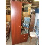 2 Door Wardrobe with 3 Drawers 77 cm wide 189 cm tall