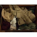 Box of assorted militaria from house clearance