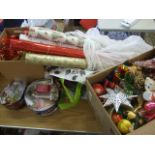 QUANTITY OF CHRISTMAS AND CAKE MAKING ITEMS