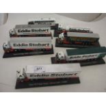 7 MOUNTED EDDIE STOBART VEHICLES