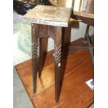 Oak Pot Stand 8 1/2 x 8 1/2 inches 31 tall