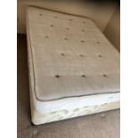 Double Drawer Divan Bed with Sealy Posturepedic Matress ( no headboard)