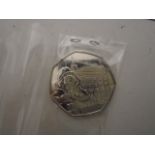 PADDINGTON BEAR 50P WITH TOWER OF LONDON