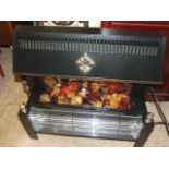 Electric Fire with light up glass coals