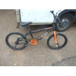 BMX Style Bike with stunt pegs