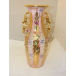 Large Decorative Vase 22 inches tall ( piece missing from top )