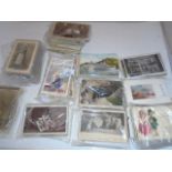 QUANTITY OF POST CARDS MAINLY BRITISH EDWARDIAN TO 1960S