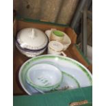 Job Lot Assorted Boxes of Saucepans , China ,Glassware , Torches , Hand Tools etc etc all from house